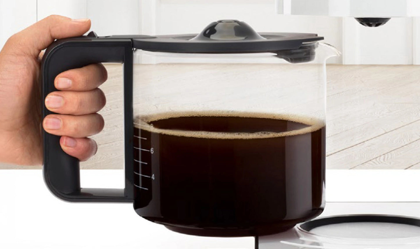 Filter coffee maker, red